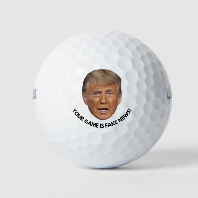 Donald Trump Golf Balls, Funny Golfball (Vorderseite)