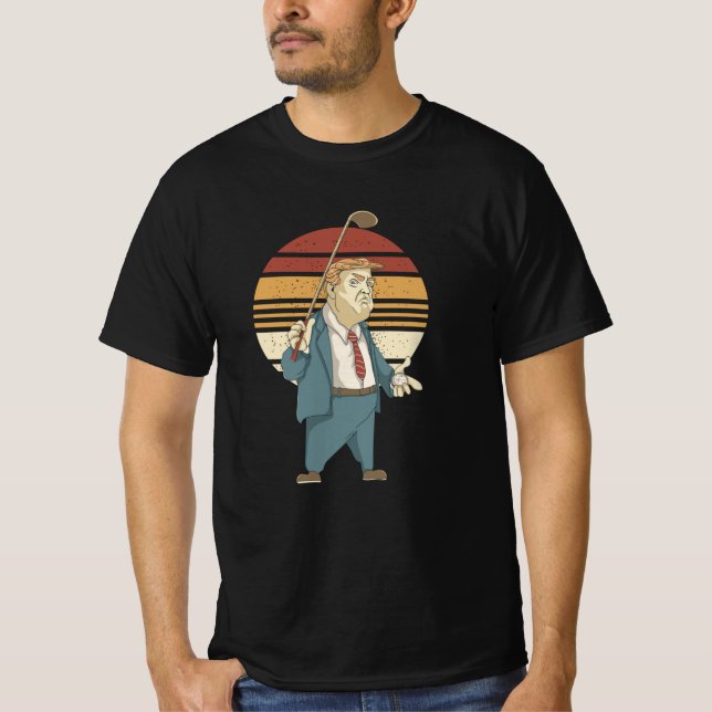 Donald Trump Golf Ice Cream T-Shirt (Vorderseite)