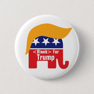 Donald Trump GOP Elephant Hair - Hinzufügen von be Button
