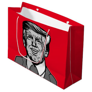 DONALD TRUMP GROßE GESCHENKTÜTE