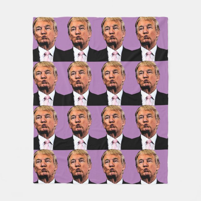 DONALD TRUMP GROSSER MITTLERER BLANKET FLEECEDECKE (Vorderseite)