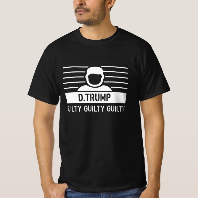 Donald Trump Guilty T-Shirt (Vorderseite)