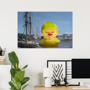 Donald Trump Gummi Gelber Enten Wert Poster