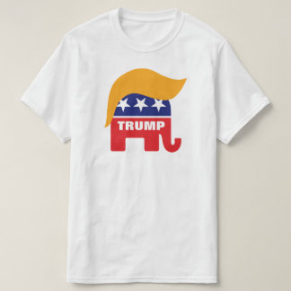 Donald Trump Haar GOP Elefant Logo T-Shirt