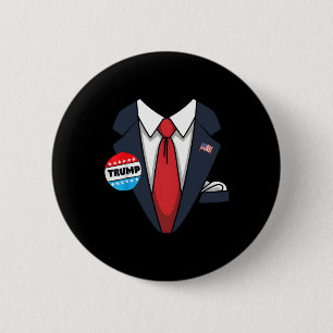 Donald Trump Halloween Kostüm Anzug für Kleinkind  Button