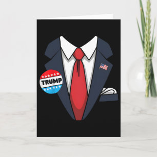 Donald Trump Halloween-Kostüm-Anzug für Kleinkinde Karte