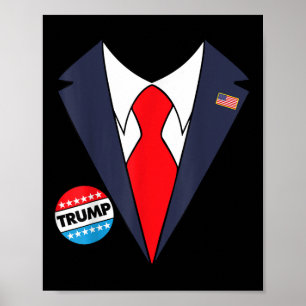 Donald Trump Halloween Kostüm Funny Kids Poster