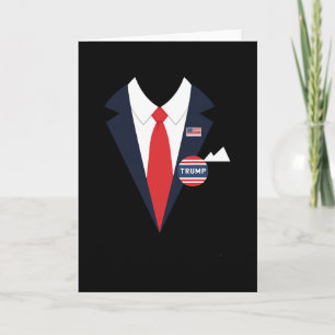 Donald Trump Halloween-Kostüm Lustiger Kinderanzug Karte
