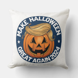 Donald Trump Halloween Kürbiswurfpillow: Neu Kissen