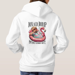 Donald Trump Haters Gonna Hass personalisiert Hoodie