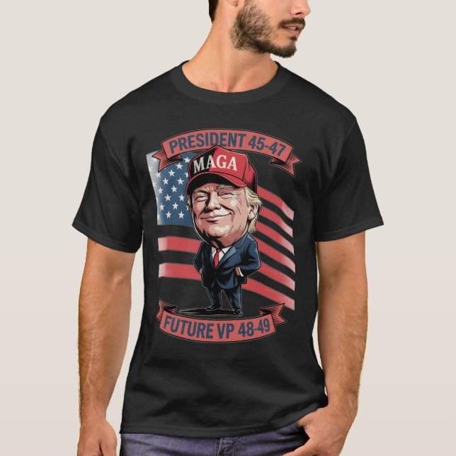 Donald Trump Head Future VP T-Shirt (Vorderseite)
