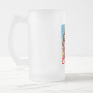 DONALD TRUMP - ICH BIN EIN TRUMP-MÄDCHEN MATTGLAS BIERGLAS