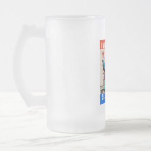 DONALD TRUMP - ICH HABE FÜR TRUMP GESTIMMT, SO GEH MATTGLAS BIERGLAS
