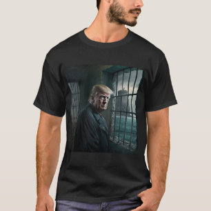 Donald Trump im Gefängnis von Alcatraz T-Shirt