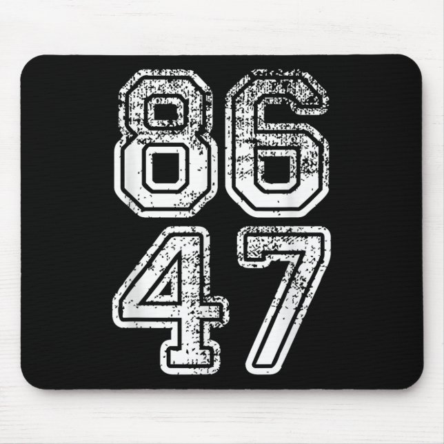 Donald Trump Impeach 47 8647 Anti-Trump Mousepad (Vorne)