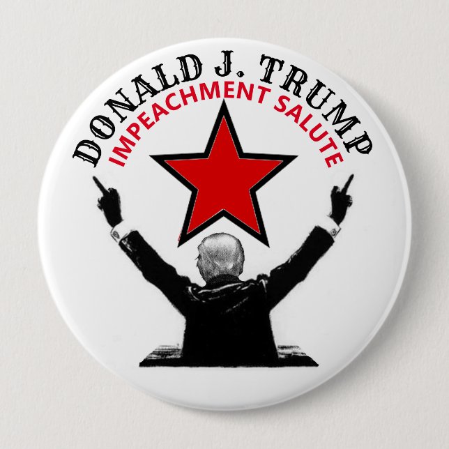 Donald Trump Impeachment Button (Vorderseite)