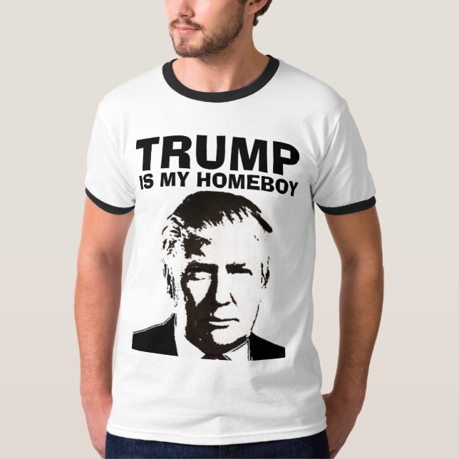 DONALD TRUMP IST MEIN HOMEBOY T - SHIRT 2020! (Vorderseite)