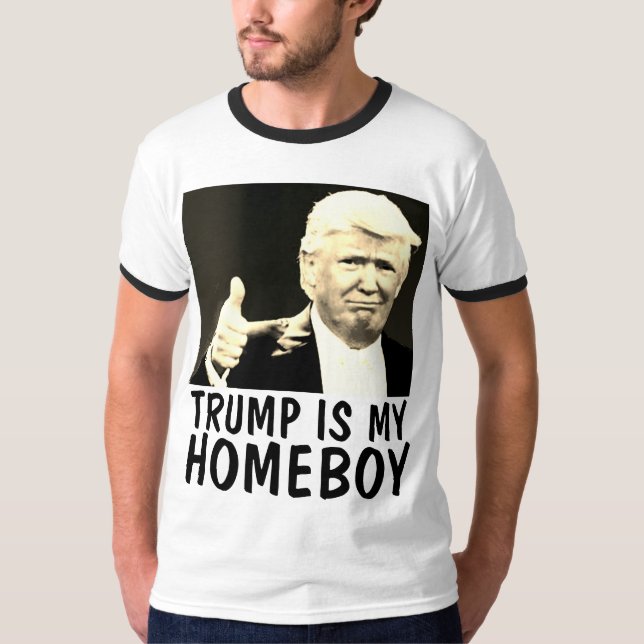 DONALD TRUMP IST MEIN HOMEBOY T - Shirt & Sweatshi (Vorderseite)