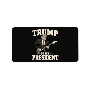 Donald Trump ist mein Präsident Adressaufkleber