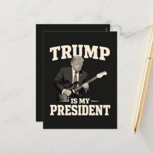 Donald Trump ist mein Präsident Feiertagspostkarte