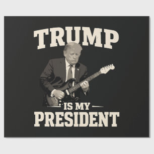 Donald Trump ist mein Präsident Geschenkpapier