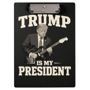 Donald Trump ist mein Präsident Klemmbrett