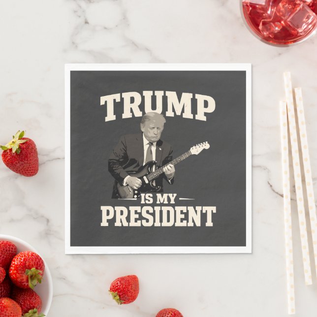 Donald Trump ist mein Präsident Serviette (Beispiel)