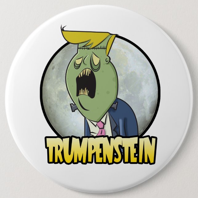 Donald Trump ist Trumpenstein für Präsidenten Button (Vorderseite)