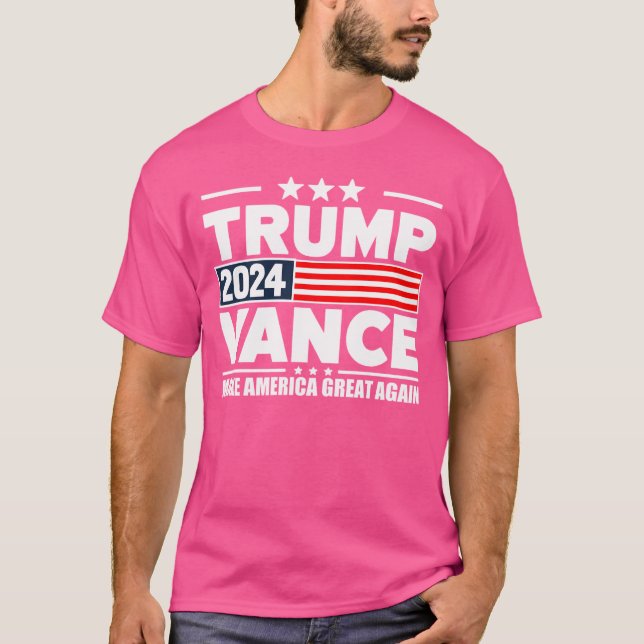 Donald Trump J D Vance 2024 T-Shirt (Vorderseite)