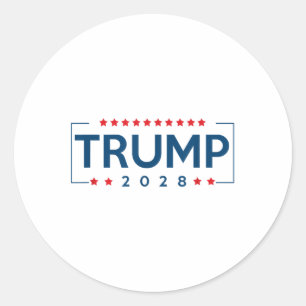 Donald Trump J D Vance 2028 Vance Trump 2028 Men W Runder Aufkleber
