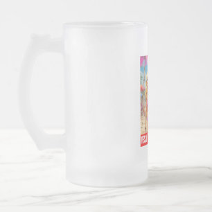 DONALD TRUMP - JA, ICH BIN EIN TRUMP-MÄDCHEN MATTGLAS BIERGLAS