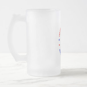 DONALD TRUMP - JA, ICH BIN EIN TRUMP-MÄDCHEN MATTGLAS BIERGLAS