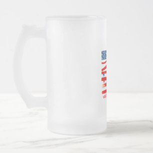 DONALD TRUMP - JA, ICH BIN EIN TRUMP-MÄDCHEN MATTGLAS BIERGLAS
