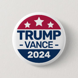 Donald Trump JD Vance 2024 Republikanischer Präsid Button