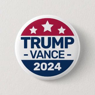 Donald Trump JD Vance 2024 Republikanischer Präsid Button