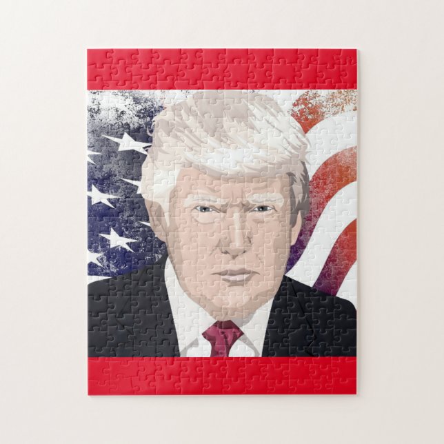DONALD TRUMP JIGSAW PUZZLE (Vertikal)