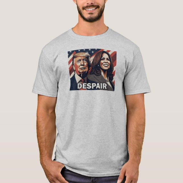 Donald Trump Kamala Harris Despair T-Shirt (Vorderseite)