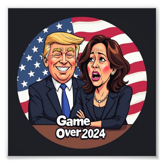 Donald Trump Kamala harris Fotodruck (Vorne)