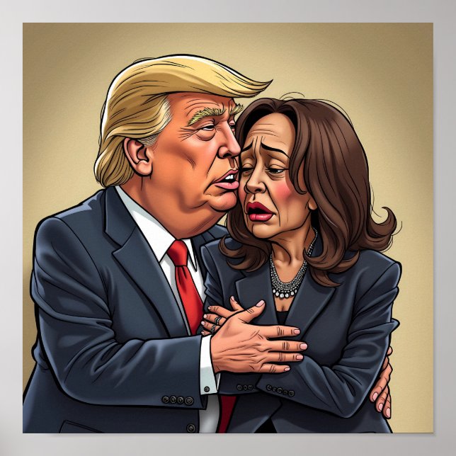 Donald Trump Kamala harris Poster (Vorne)