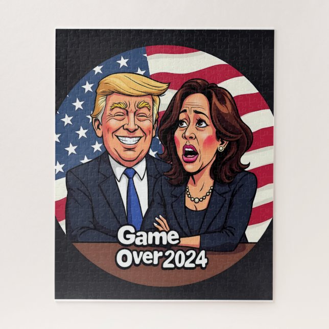Donald Trump Kamala harris Puzzle (Vertikal)