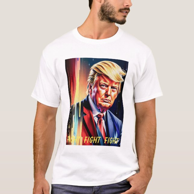 DONALD TRUMP KAMPF, KAMPF, KAMPF GEGEN DAS FUTURIS T-Shirt (Vorderseite)