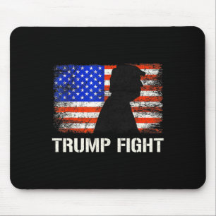 Donald Trump Kampf Kämpfende Kämpfer Anhänger Unte Mousepad