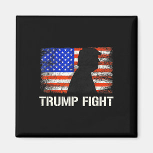 Donald Trump Kampf Kämpfende Kämpfer Unterstützer  Magnet