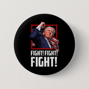 Donald Trump kämpft gegen Anhänger der Kämpfe am Button