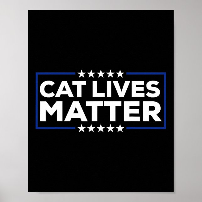 Donald Trump katzen Funny Political Meme 2024 Poster (Vorne)