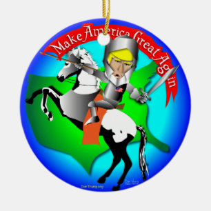 Donald Trump Keramikornament