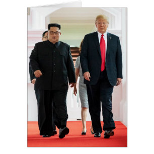 Donald Trump & Kim - Gedenkmünze auf der Rückseite