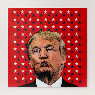 DONALD TRUMP KISS JIGSAW PUZZLE SCHWIERIG