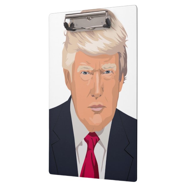DONALD TRUMP KLEMMBRETT (Links)