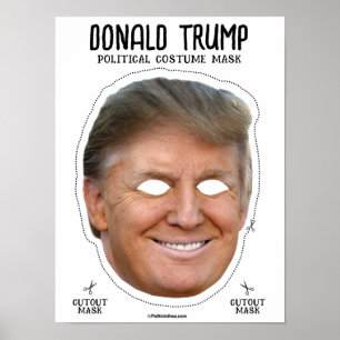 Donald Trump-Kostümmaske Poster